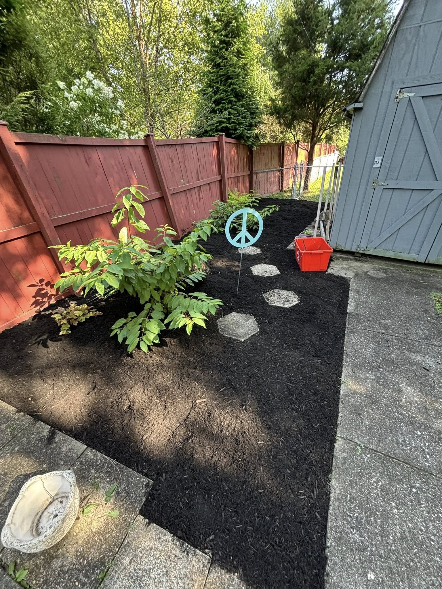 Mulch Bed Installation
